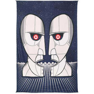 3D Pink Floyd Division Bell Heads Tapestry by Sunshine Joy